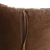 Cowhide Faux Fur Throw Pillow