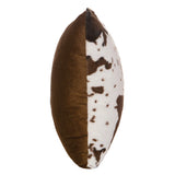 Cowhide Faux Fur Throw Pillow