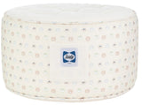 Sealy Cream Ottoman