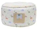 Dinosaur Cream Ottoman