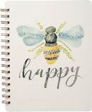 Be Happy Spiral Notebook