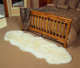 Two Pelt Sheepskin Rug