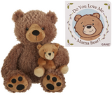 Mama and Baby Bear with Book Gift Set