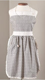 Black and Cream Bergen Apron