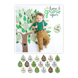 Baby's First Year Blanket "Here I Grow Again"