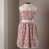 Pale Blue Floral Apron