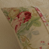 Shore Rose Cream Porch Pillow