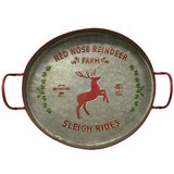 Reindeer Metal Tray