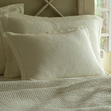 Cream Stripe Standard Sham