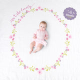 Baby's First Year Blanket "Isn't She Lovely"