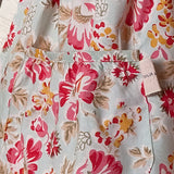 Pale Blue Floral Apron