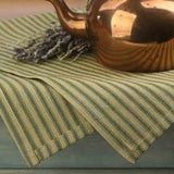 Green Ticking Dish Towel