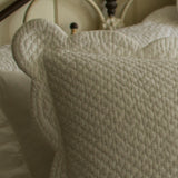 White Scalloped Edge Quilt