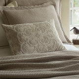 Natural Embroidered Pillow